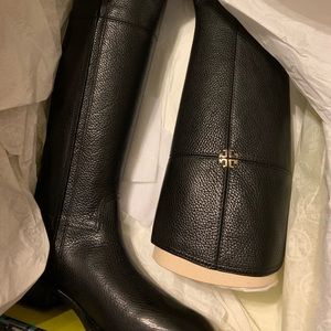 Tory Burch new size 8 black Jolie Riding Boots